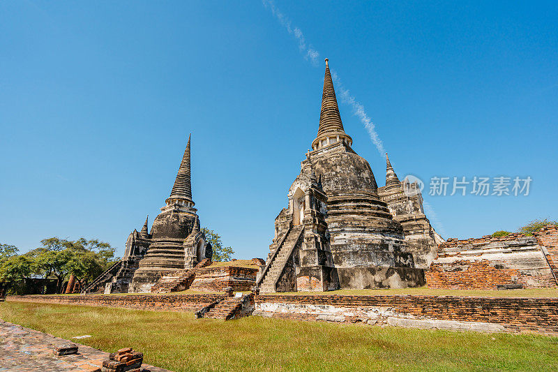 Wat Phra Si Sanphet在泰国的大城府